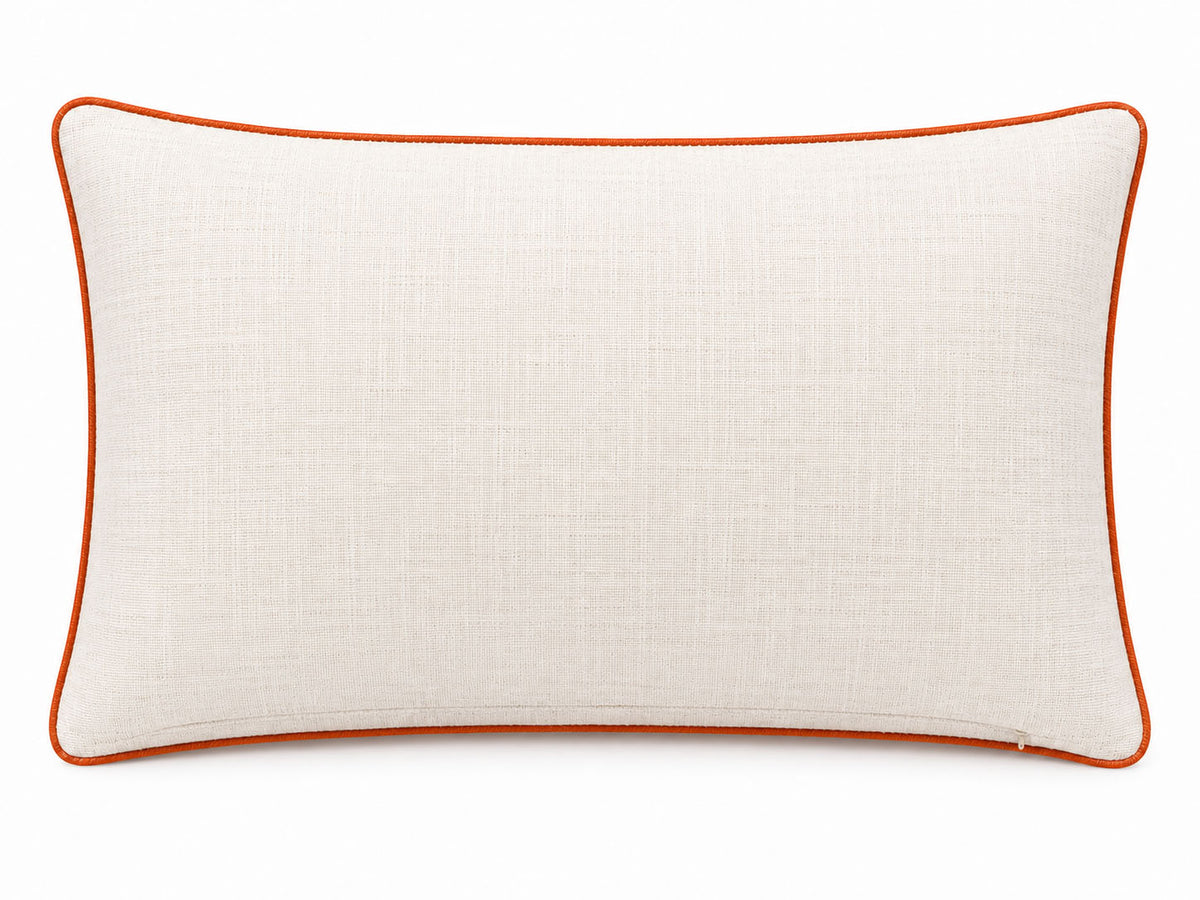 Happy Thanksgiving Printed and Embroidered Pillow Cover – 14" x 20"