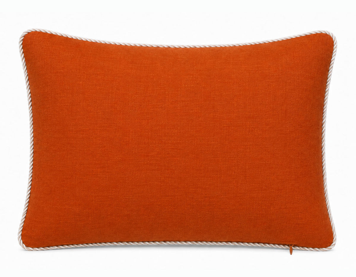 Thankful Embroidered Cushion Cover 14" x 20"