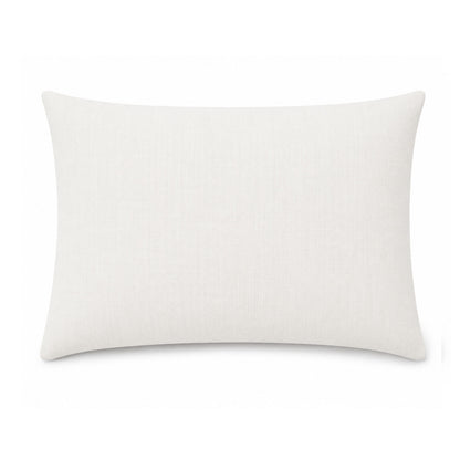 Blue Garden Stripe 14" x 20" Lumbar Decorative Pillow Cover, Floral Vine & Stripe Accent Cushion Cover