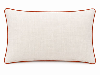 Hello Fall Printed and Embroidered Pillow Cover – 14" x 20"