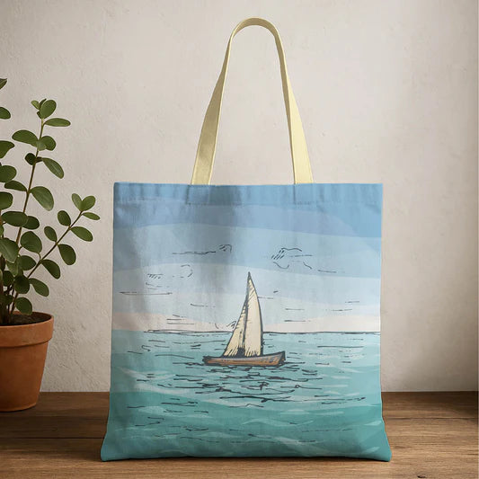 Boat Design Tote Bag